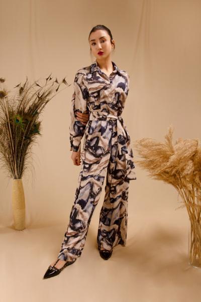 Geometrik Desenli Tulum