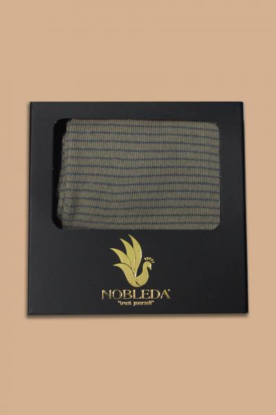 Camel Dairesel Çizgili Çorap